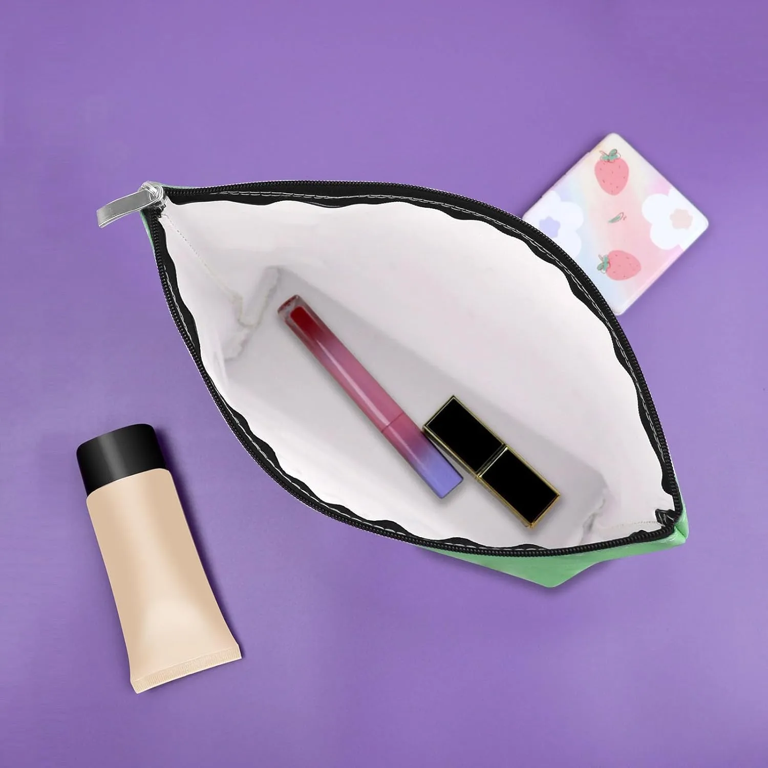 Sazuwu Yoga Themed Gifts for Women Green Makeup Bag Yoga Instructor Teacher Thank You Gifts Travel Pouch Birthday Present