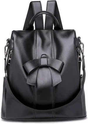Shoulder bag Leisure Women Backpack Quality Lady Shoulder Bags School Bags Women Traveling Backpack(Black)