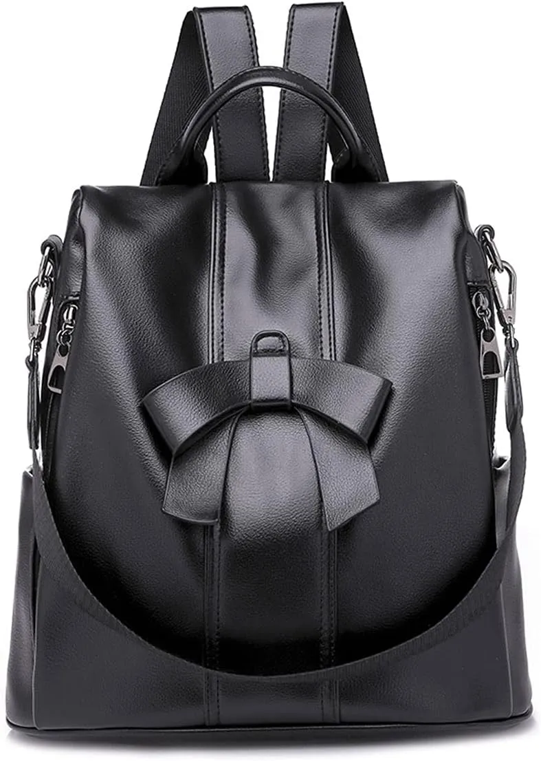Shoulder bag Leisure Women Backpack Quality Lady Shoulder Bags School Bags Women Traveling Backpack(Black)
