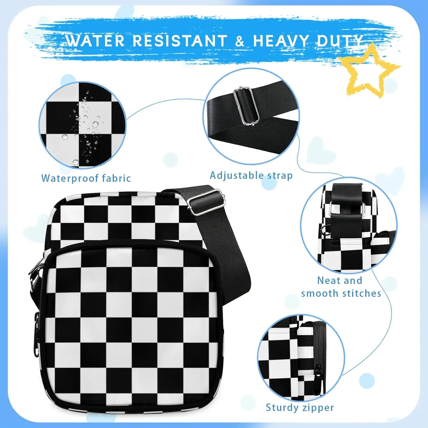 Small Crossbody Purses for Kids Age 4-12 Cute Little Messenger Bag Mini Shoulder Bag Wallet Purse for Boys Girls Travel