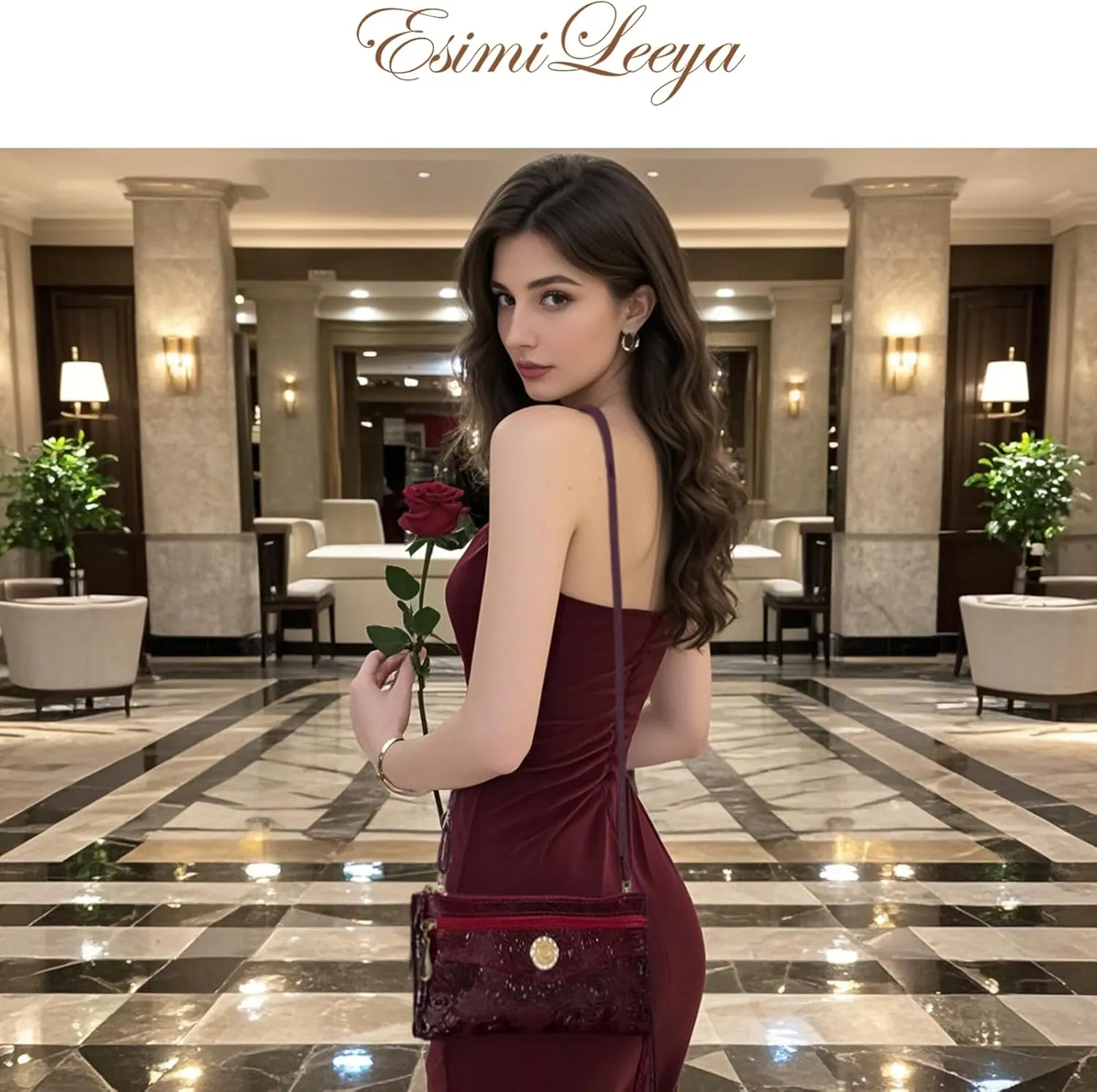 Small Shoulder Bag for Women Wallets for Women with 2 Straps(Shoulder and Wristlet Straps)