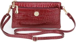 Small Shoulder Bag for Women Wallets for Women with 2 Straps(Shoulder and Wristlet Straps)