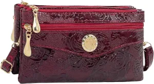 Small Shoulder Bag for Women Wallets for Women with 2 Straps(Shoulder and Wristlet Straps)