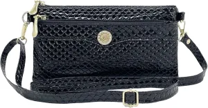 Small Shoulder Bag for Women Wallets for Women with 2 Straps(Shoulder and Wristlet Straps)