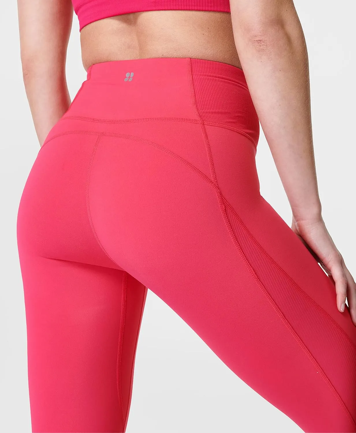 Sweaty Betty Women's Super Soft High Waist Flow Ribbed 7/8 Yoga Workout Leggings