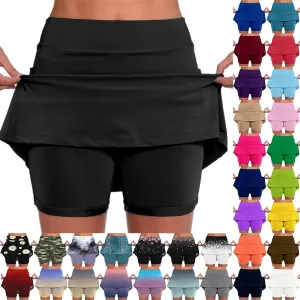 Tennis Skirts for Women with Pockets Shorts Athletic Black Mini Skirt y2k Low Rise Pink Dress Shorts