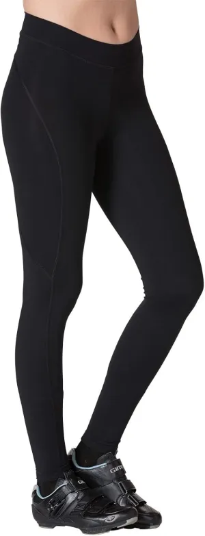 Terry Cycling Padded Bike Pants for Women, Breakaway Bike Tights 28" Long Compression Biking Cycling Pants with Padding