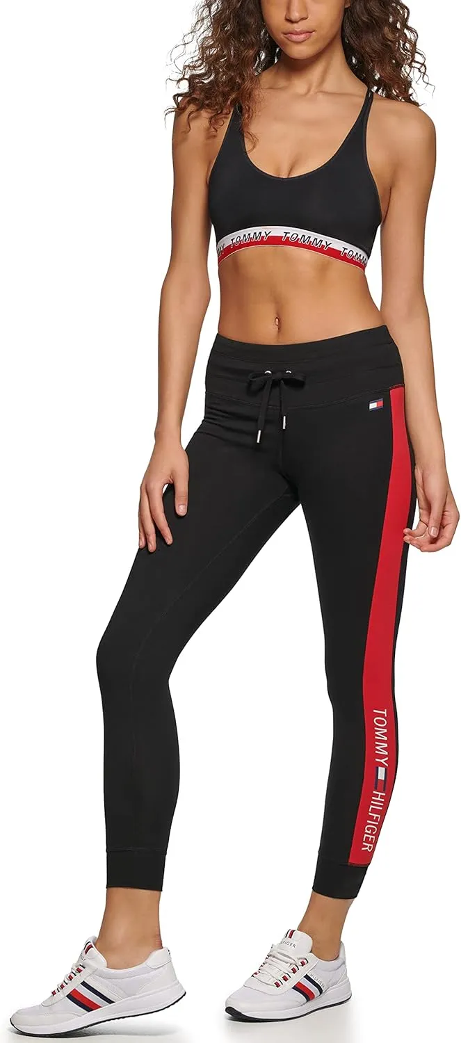 Tommy Hilfiger Women's Performance High Rise Flag Blocked Legging