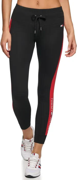 Tommy Hilfiger Women's Performance High Rise Flag Blocked Legging