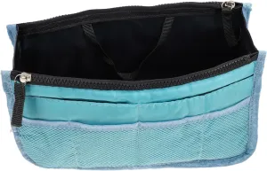 Travel Tote Bag Liner 2-pocket Large Capacity Stylish Nylon Bag Liner for Toiletries