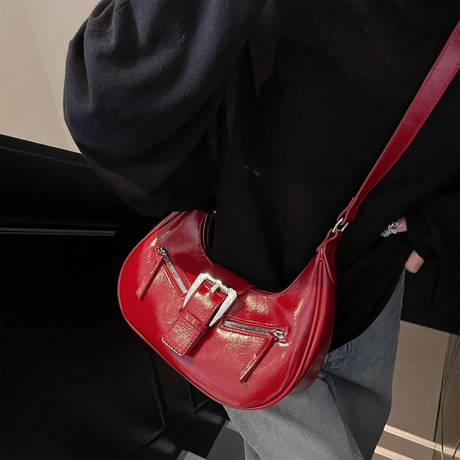 Trendy Shoulder Crossbody Bag for women,Cute Hobo Purse Tote Handbags Clutch Designer