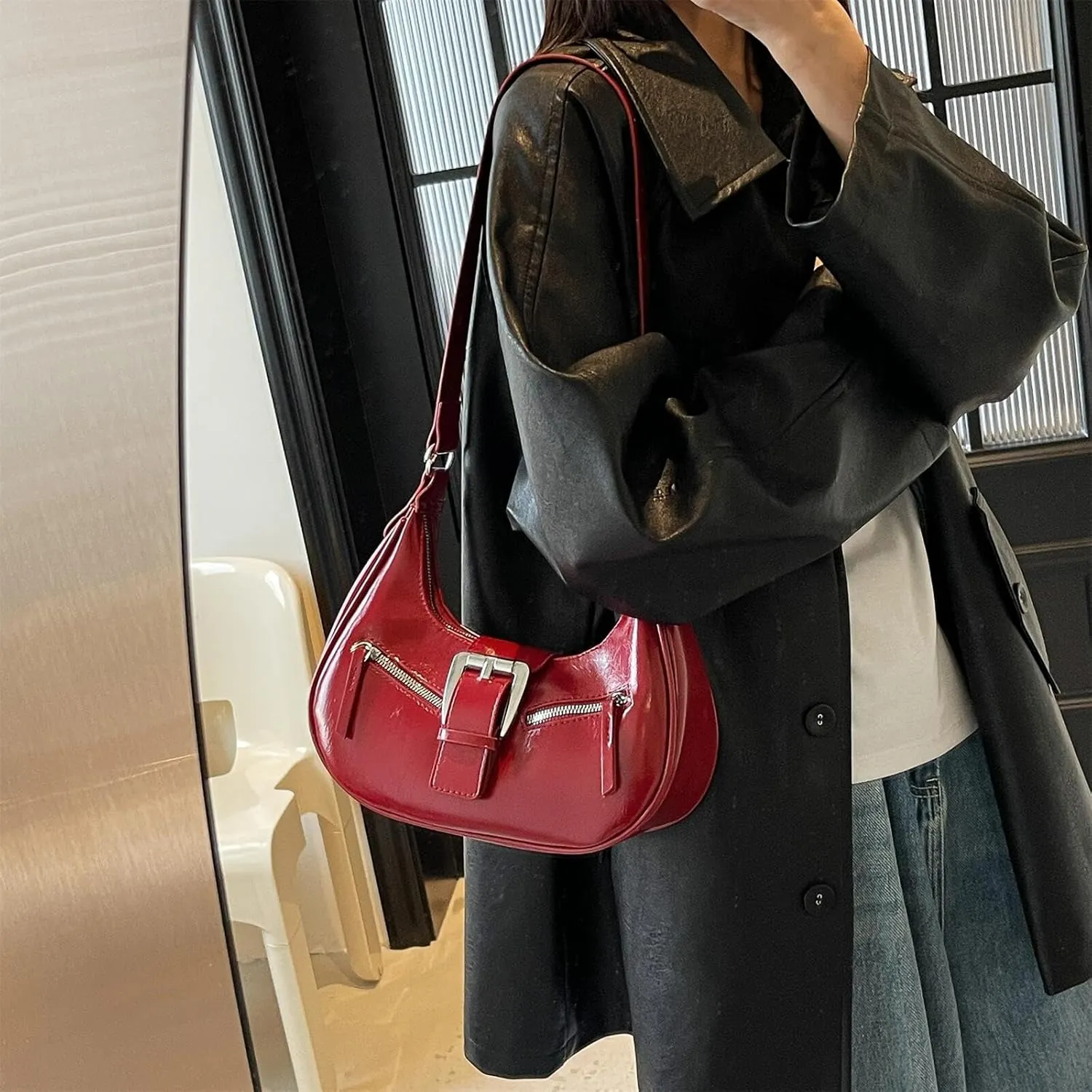 Trendy Shoulder Crossbody Bag for women,Cute Hobo Purse Tote Handbags Clutch Designer