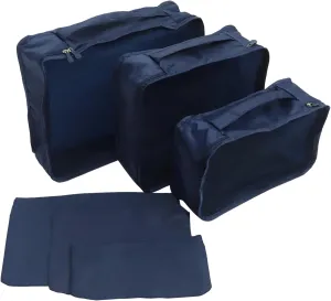 VALICLUD Oxford Fabric Storage Bag Set Suit Closet Organizer Bag 6pcs Luggage Pocket Organizer for Clothes Blanket Travel Storage Bags