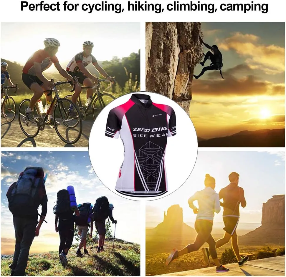 Women Short Sleeve Cycling Jersey Jacket Cycling Shirt Quick Dry Breathable Mountain Clothing Bike Top