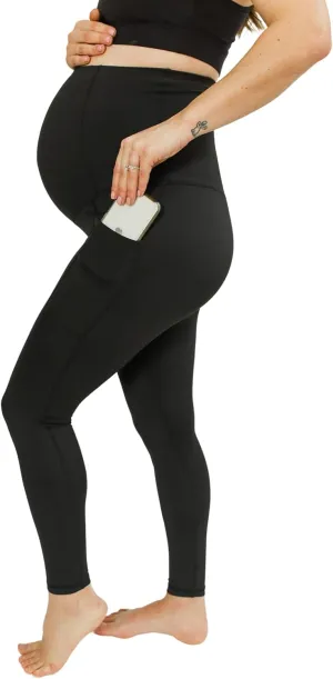 Womens Active Maternity to Postpartum Leggings with Pockets