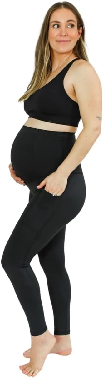 Womens Active Maternity to Postpartum Leggings with Pockets