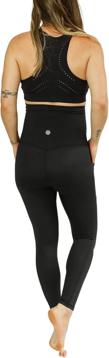 Womens Active Maternity to Postpartum Leggings with Pockets