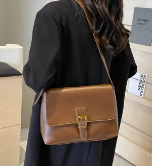 Womens Crossbody Bag With Strap Envelope Clutch Handbag PU Leather Shoulder Hobo Bag Saddle Purse Tote Bag