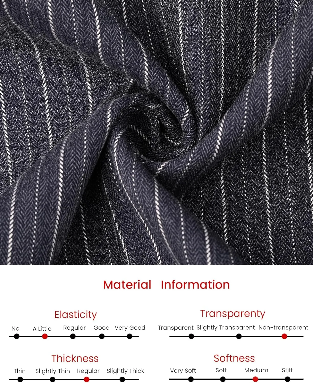 Women's Double Breasted Blazer Vintage Pinstripe Striped Suit