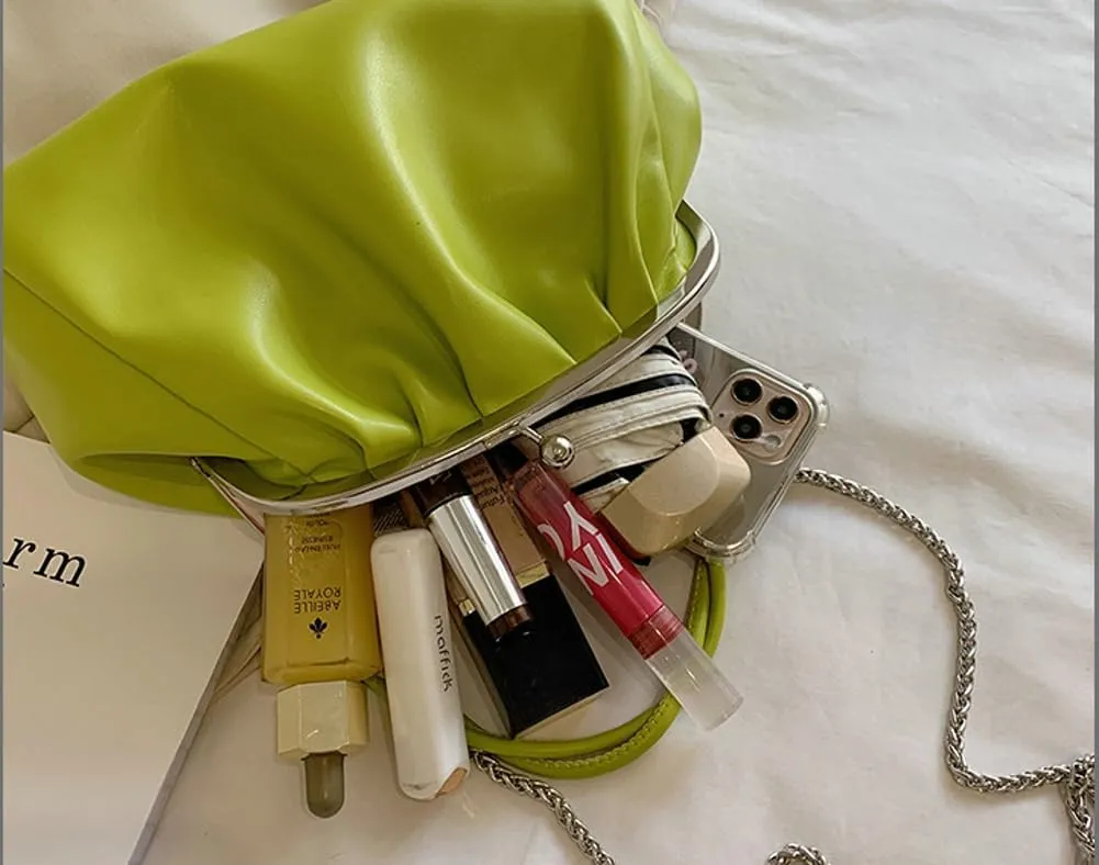 Women's Kiss Lock Crossbody Bag Kiss Clasp Purse PU Leather Crossbody Shoulder Bags Hobo Tote Purses Wallet Handbags 2025