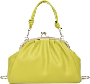 Women's Kiss Lock Crossbody Bag Kiss Clasp Purse PU Leather Crossbody Shoulder Bags Hobo Tote Purses Wallet Handbags 2025