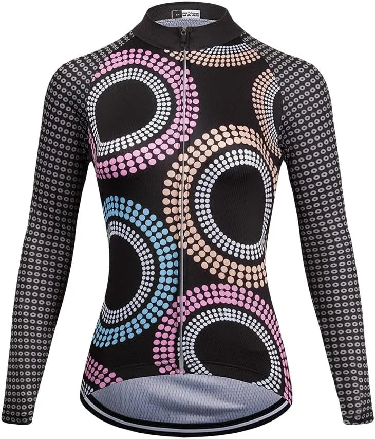Women's Long Sleeve Cycling Jersey Jacket Cycling Shirt Quick Dry Breathable Mountain Clothing Bike Top