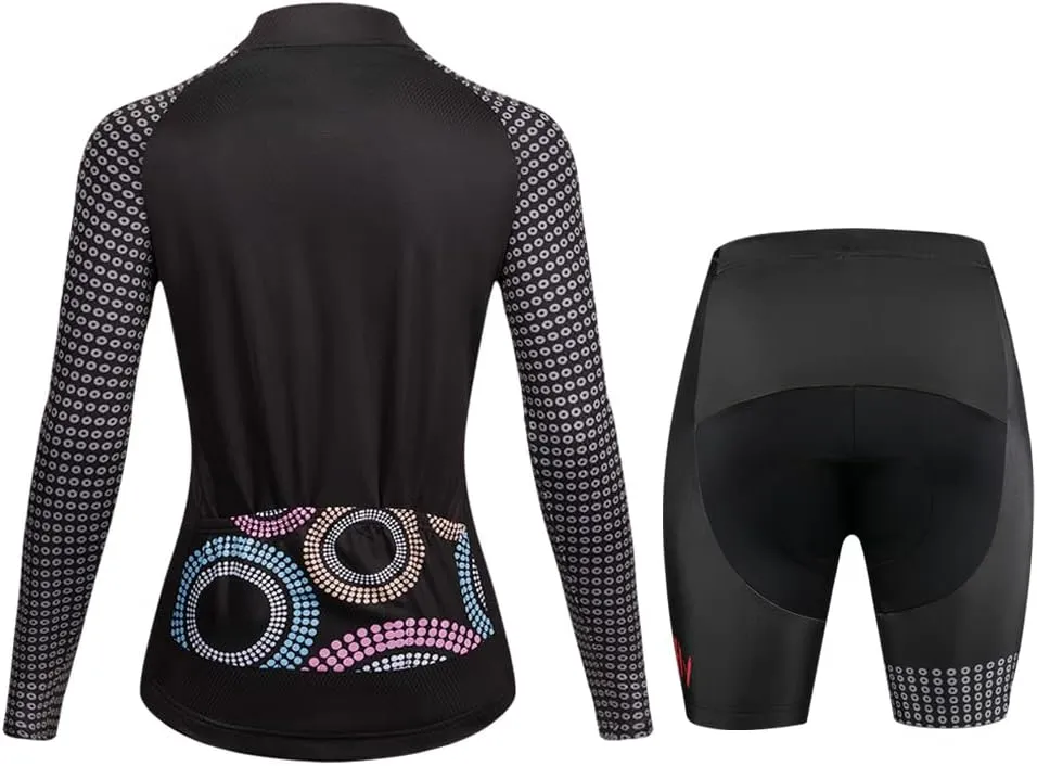 Women's Long Sleeve Cycling Jersey Jacket Cycling Shirt Quick Dry Breathable Mountain Clothing Bike Top