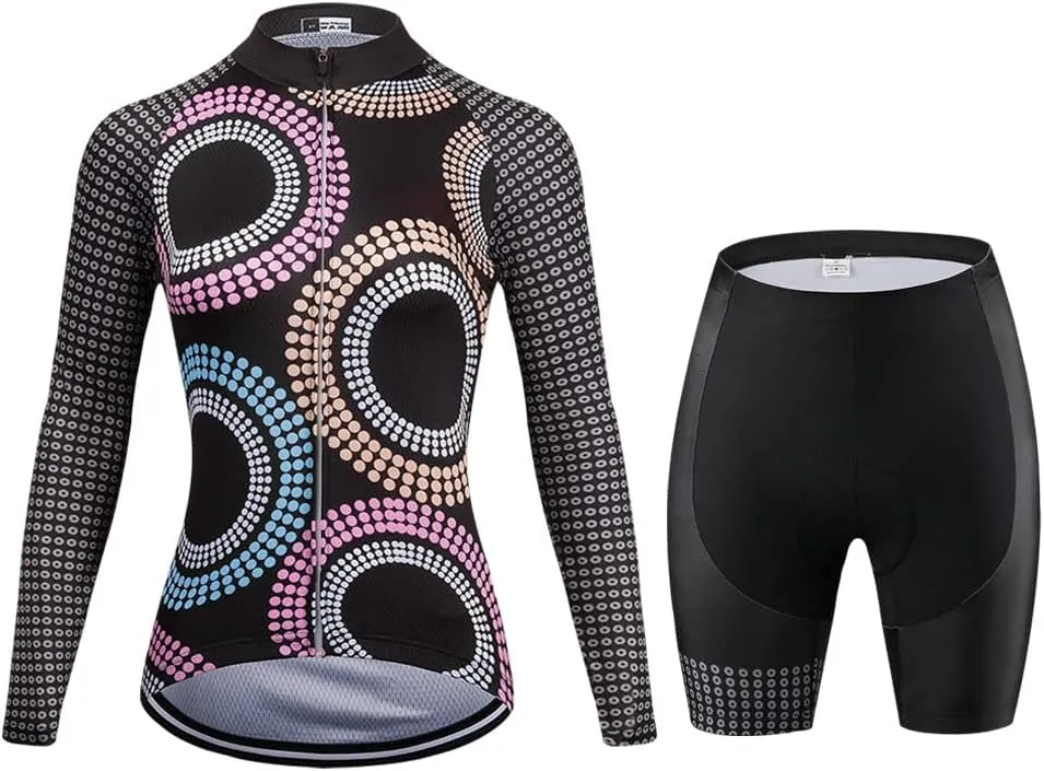 Women's Long Sleeve Cycling Jersey Jacket Cycling Shirt Quick Dry Breathable Mountain Clothing Bike Top