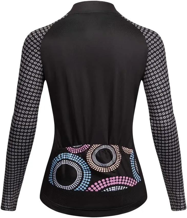 Women's Long Sleeve Cycling Jersey Jacket Cycling Shirt Quick Dry Breathable Mountain Clothing Bike Top
