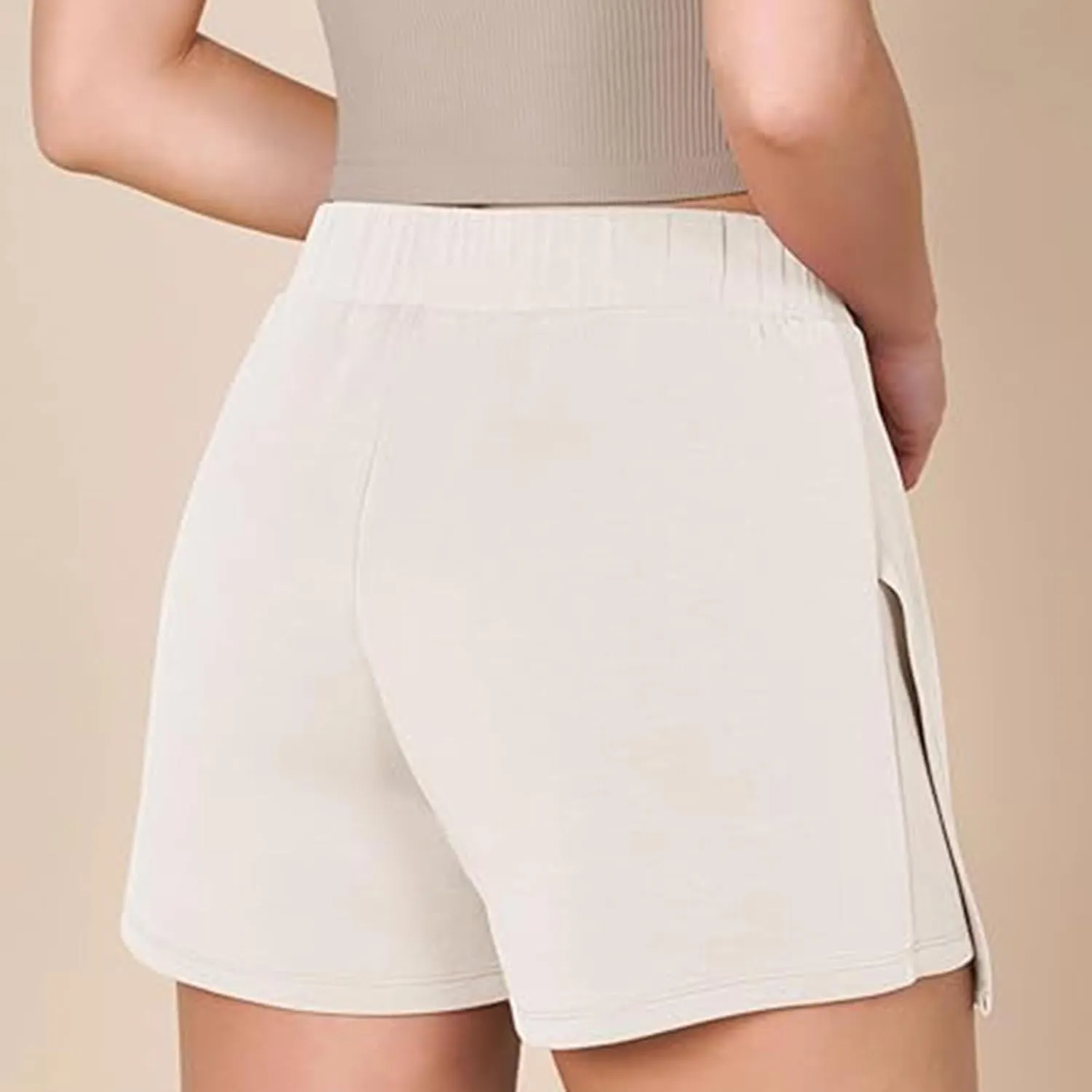 Womens Mini Skorts Sexy High-Waisted Pencil Bodycon Short Skirts with Side Split 2025 Work Out Shorts