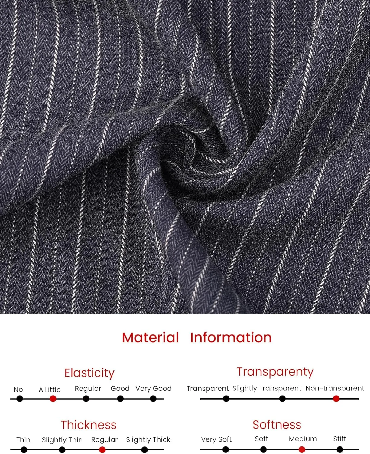 Women's Pinstripe Waistcoat Button Down Vintage Striped Vest