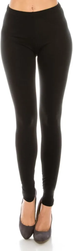 Women's Printed Fashion Leggings Ultra Soft Solid & Patterned - Regular/Plus Sizes