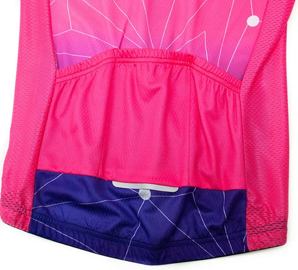 Women's Short Sleeve Cycling Jersey Jacket Cycling Shirt Quick Dry Breathable Mountain Clothing Set Bike Top