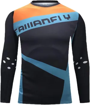 YIBIMOTTO Downhill Cycling Jersey Men's Racing Jersey Long Sleeve Cycling Clothing Mountain Bike Shirt Quick Dry