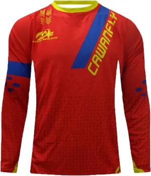 YIBIMOTTO Downhill Cycling Jersey Men's Racing Jersey Long Sleeve Cycling Clothing Mountain Bike Shirt Quick Dry