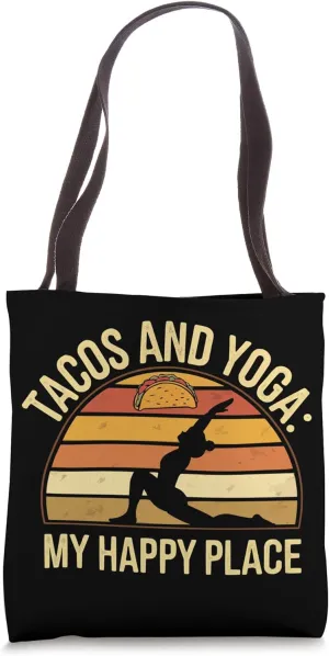 Yoga Exercise Zen Meditation Yoga Instructor Taco Eater Tote Bag