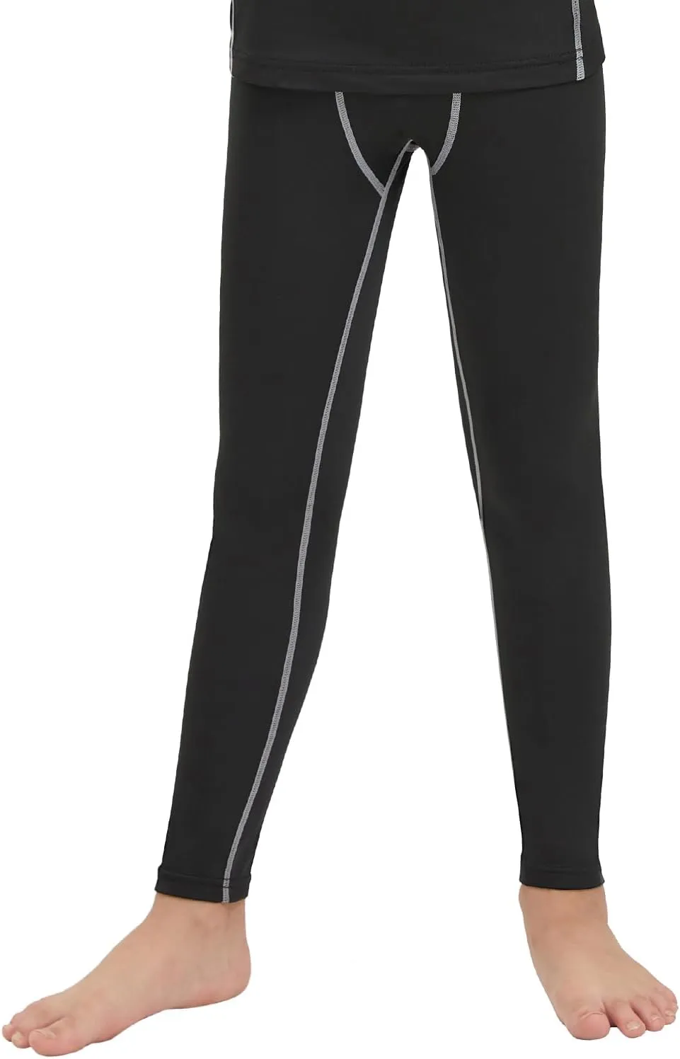 Youth Boys' Compression Leggings Pants Tights for Sports Boys Athletic Leggings Workout Base Layer Pants