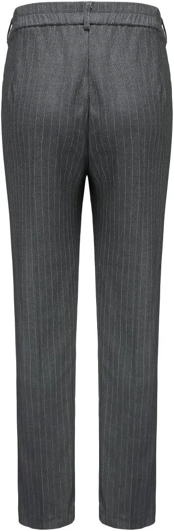 YYNUDA Women's Business 2 Piece Office Lady Pinstripe Suit Set Slim Fit Blazer and Pants